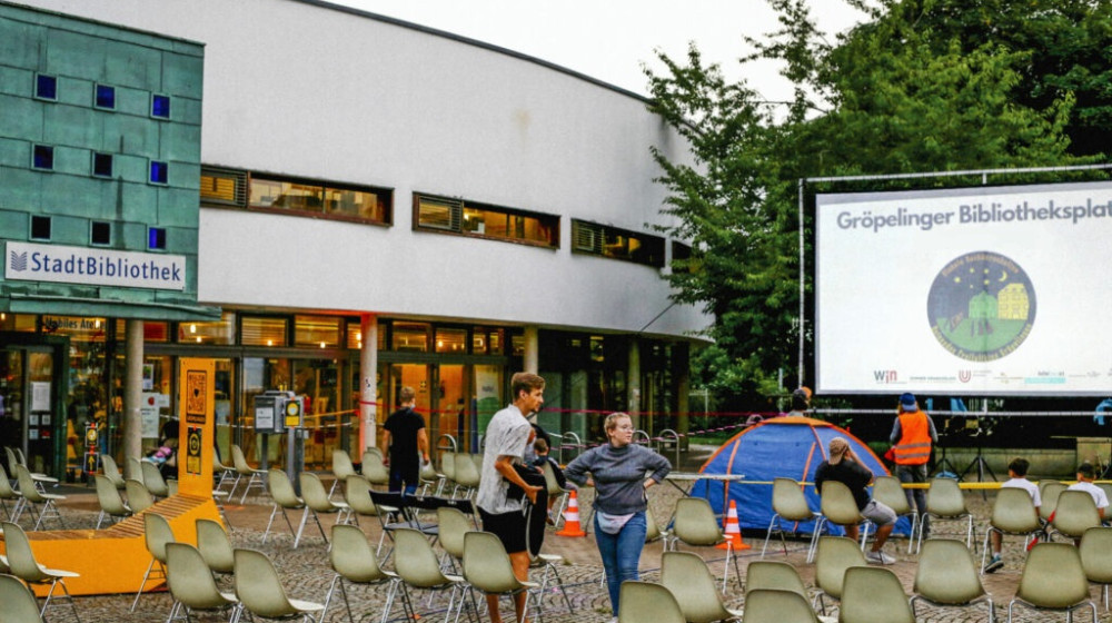 ReisendesFreiluftkino